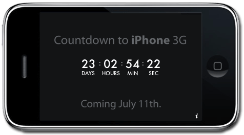 Countdown to iPhone 3G
