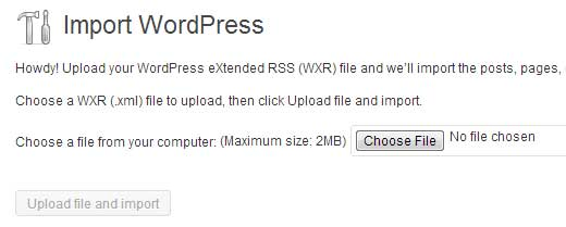 Last step (moving blog form WordPress.com to WordPress.org)