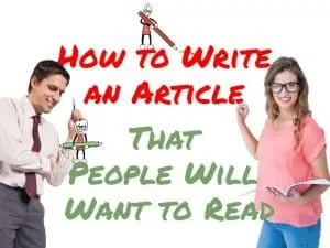 This is how to write an article