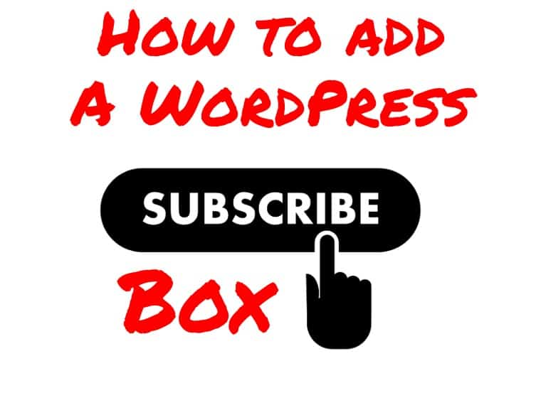 WordPress subscribe to blog