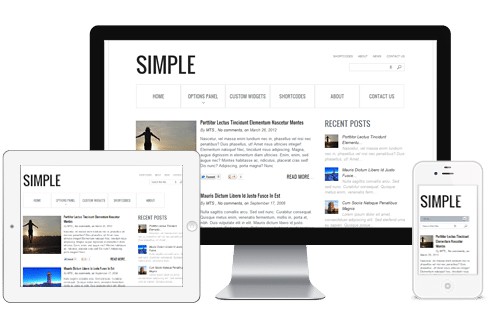 Simple WordPress theme