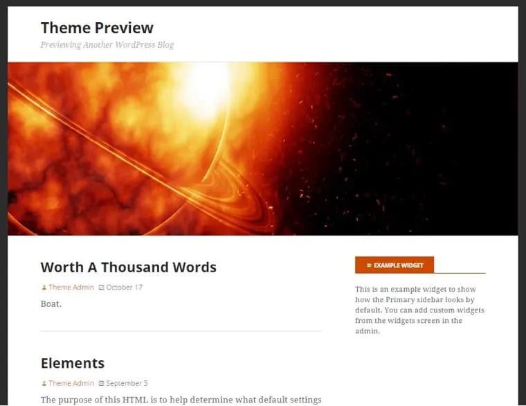 Stargazer WordPress theme