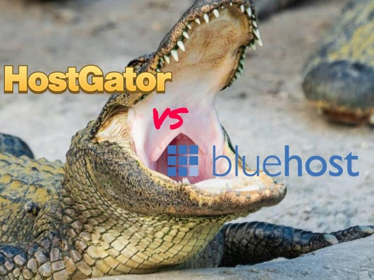 Compare BlueHost vs HostGator