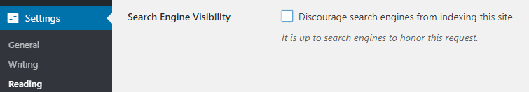 wordpress-search-engine-visibility