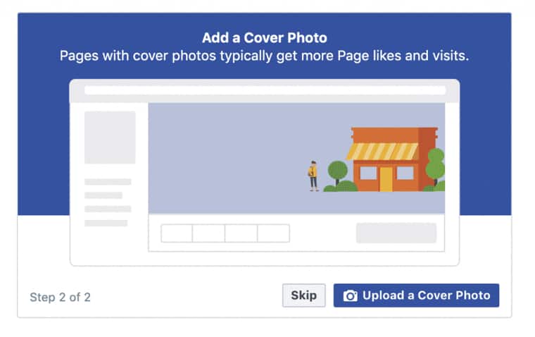 How to add a Facebook cover photo