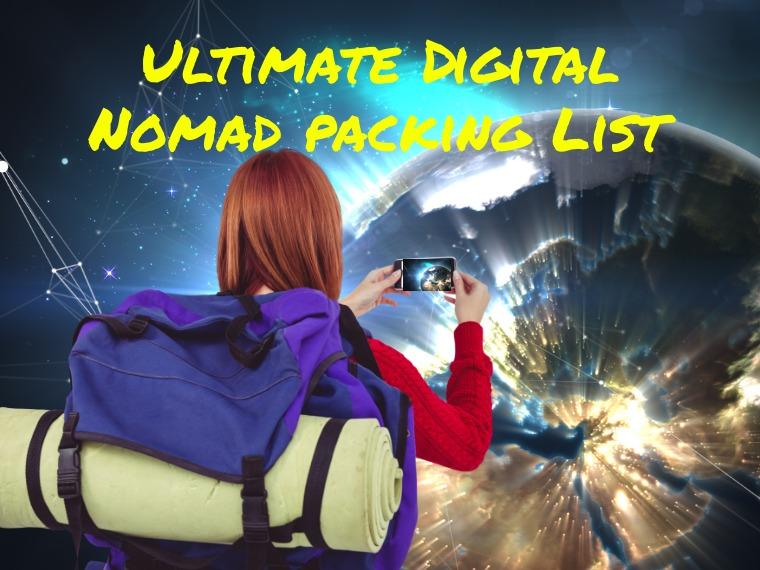 Digital nomad packing list