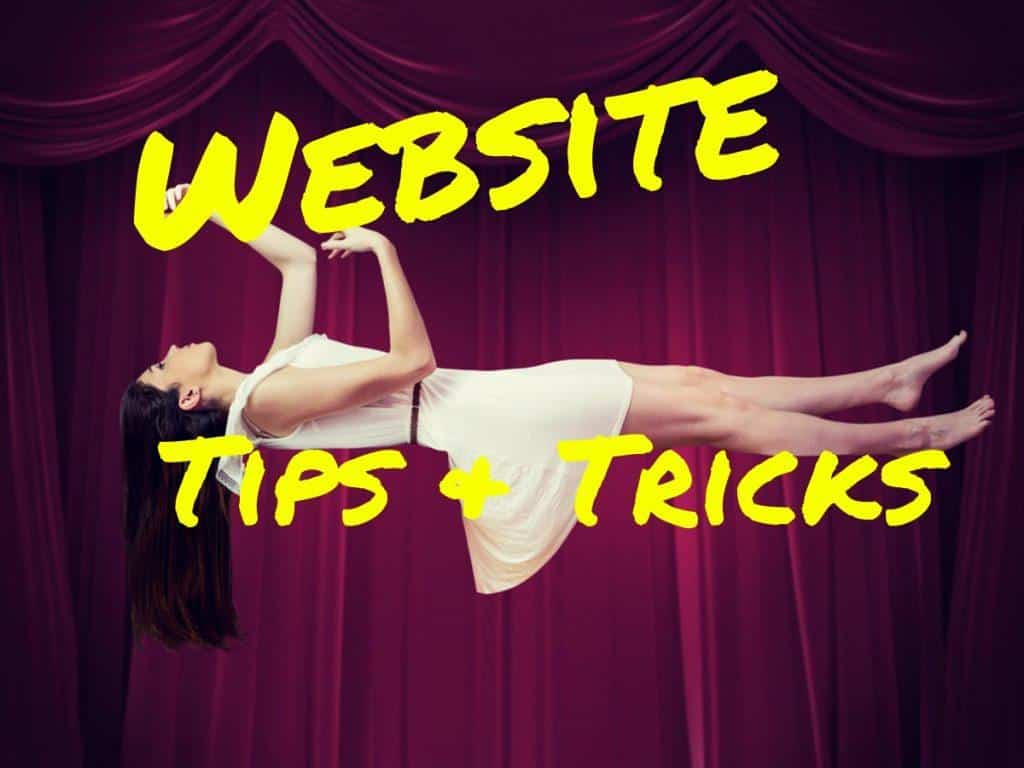 Website tips and tricks