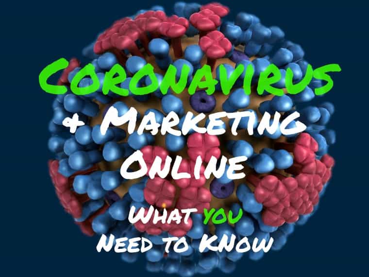 Coronavirus and marketing online