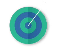 Target with arrow