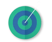 Target with arrow