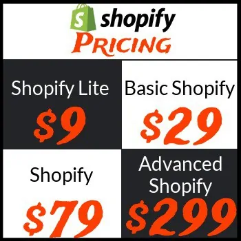 Shopify pricing