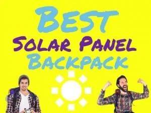 Best solar panel backpack